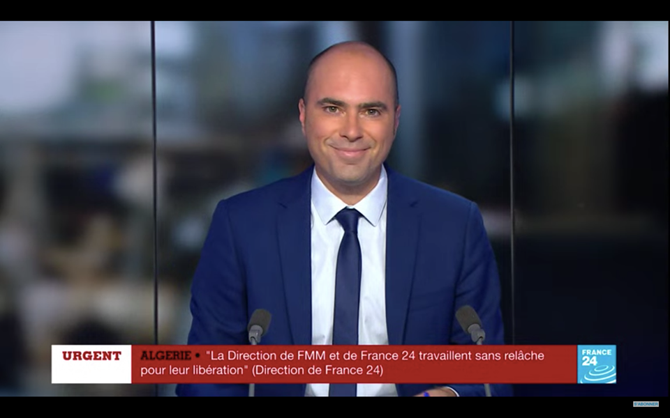 Incarcération du journaliste Moncef Aït Kaci : France 24 annonce son soutien