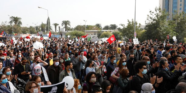 الاحتجاجات في تونس متواصلة