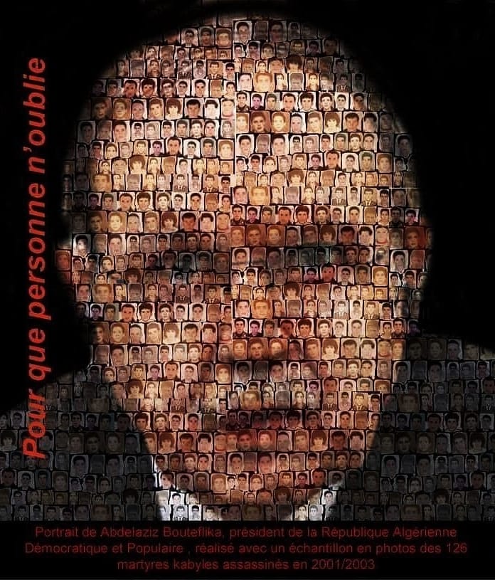 Disparition de Bouteflika et l’esprit des 128 morts du Printemps Noir