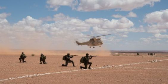 مناورات عسكرية فرنسية مغربية بمنطقة الراشيدية الحدودية