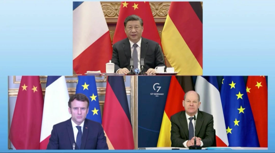 Sommet sino-franco-allemand sur l’Ukraine : la Chine défend le droit des Etats à la sécurité et plaide pour une solution négociée