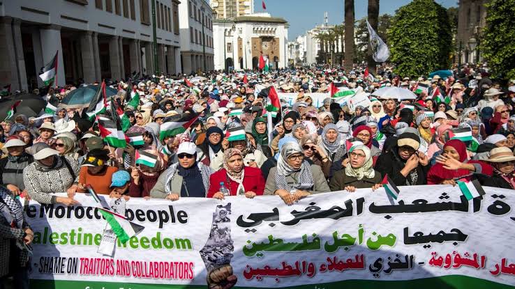 احتجاجات شعبية في المغرب رفضاً لزيارة رئيس أركان الجيش الإسرائيلي للبلاد￼