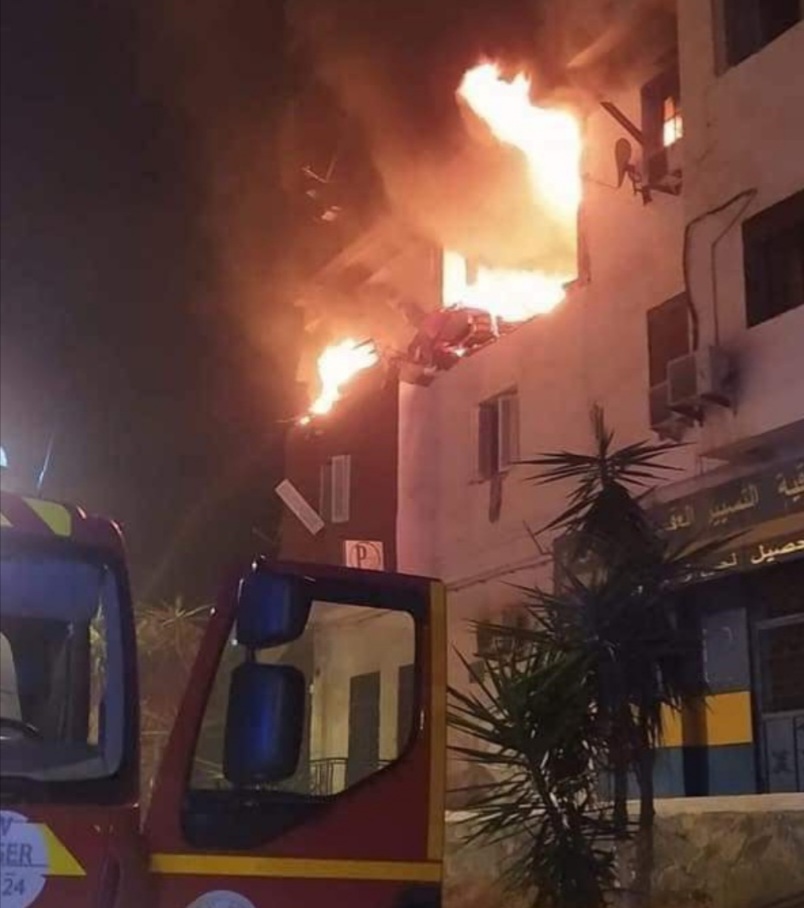 خلف ثلاث إصابات: إنفجار غاز ونشوف حريق في عمارة شرق العاصمة