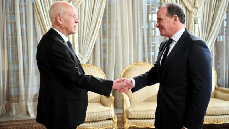 تونس : مُنسق مَجلس الأمن القَومي الأمريكي يَلتقي الرئيس قيس سعيّد