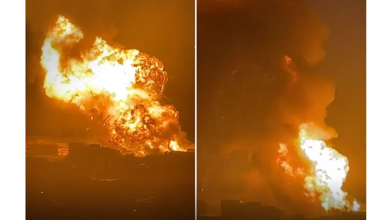 فيديو: انفجار ضخم بمستودع غاز في مدينة المحمدية المغربية