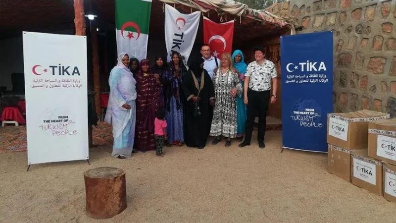 « تيكا » التركية تعلن تقديم مساعدات لنساء الطوراق جنوب البلاد
