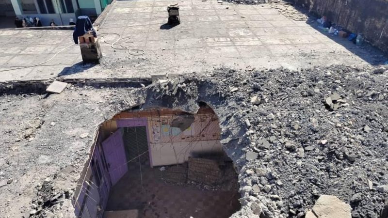 انهيار سقف مدرسة على رأس تلاميذ في وهران : القضاء يُقرر فتح تحقيق