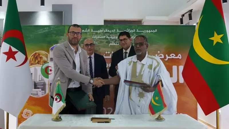 signature de sept mémorandums d’entente entre des opérateurs économiques algériens et mauritaniens